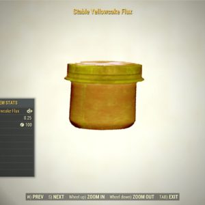 Screenshot of a Fallout 76 item for PC & Steam players, showing the stats.