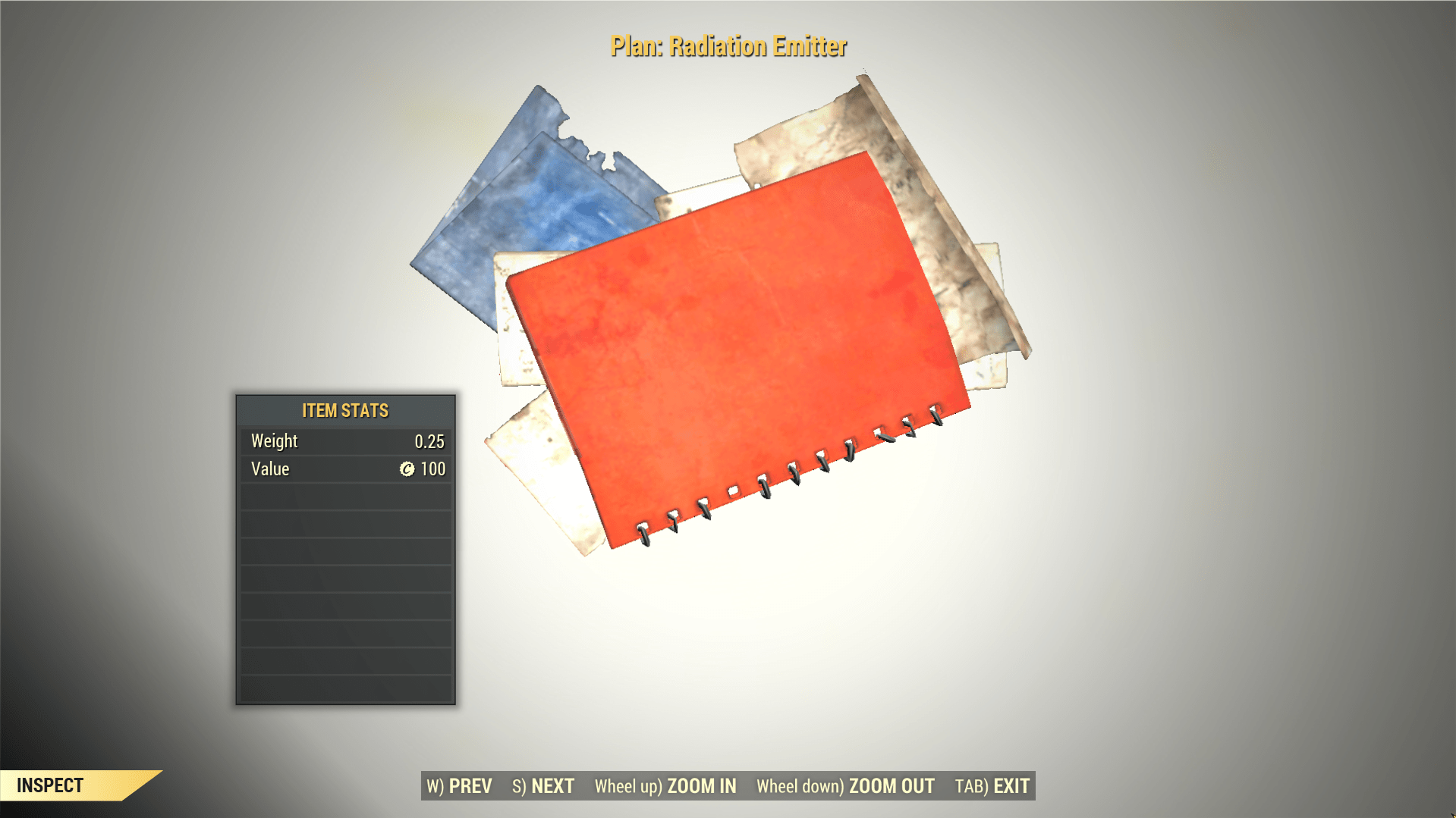 Screenshot of a Fallout 76 item for PC & Steam players, showing the stats.