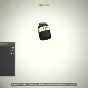 Screenshot of a Fallout 76 item for PC & Steam players, showing the stats.