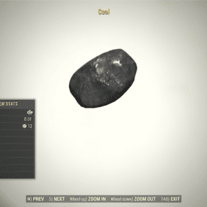 Screenshot of a Fallout 76 item for PC & Steam players, showing the stats.