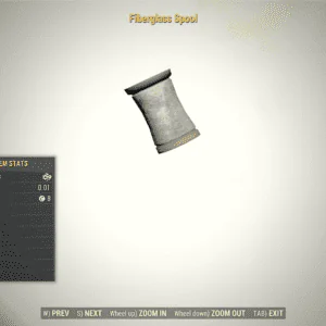 Screenshot of a Fallout 76 item for PC & Steam players, showing the stats.