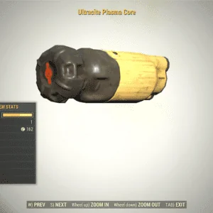 Screenshot of a Fallout 76 item for PC & Steam players, showing the stats.
