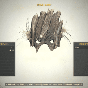 Screenshot of a Fallout 76 item for PC & Steam players, showing the stats.
