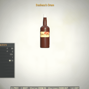 Screenshot of a Fallout 76 item for PC & Steam players, showing the stats.