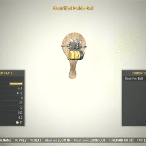 Screenshot of a Fallout 76 item for PC & Steam players, showing the stats.