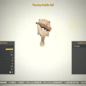 Screenshot of a Fallout 76 item for PC & Steam players, showing the stats.