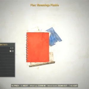 Screenshot of a Fallout 76 item for PC & Steam players, showing the stats.