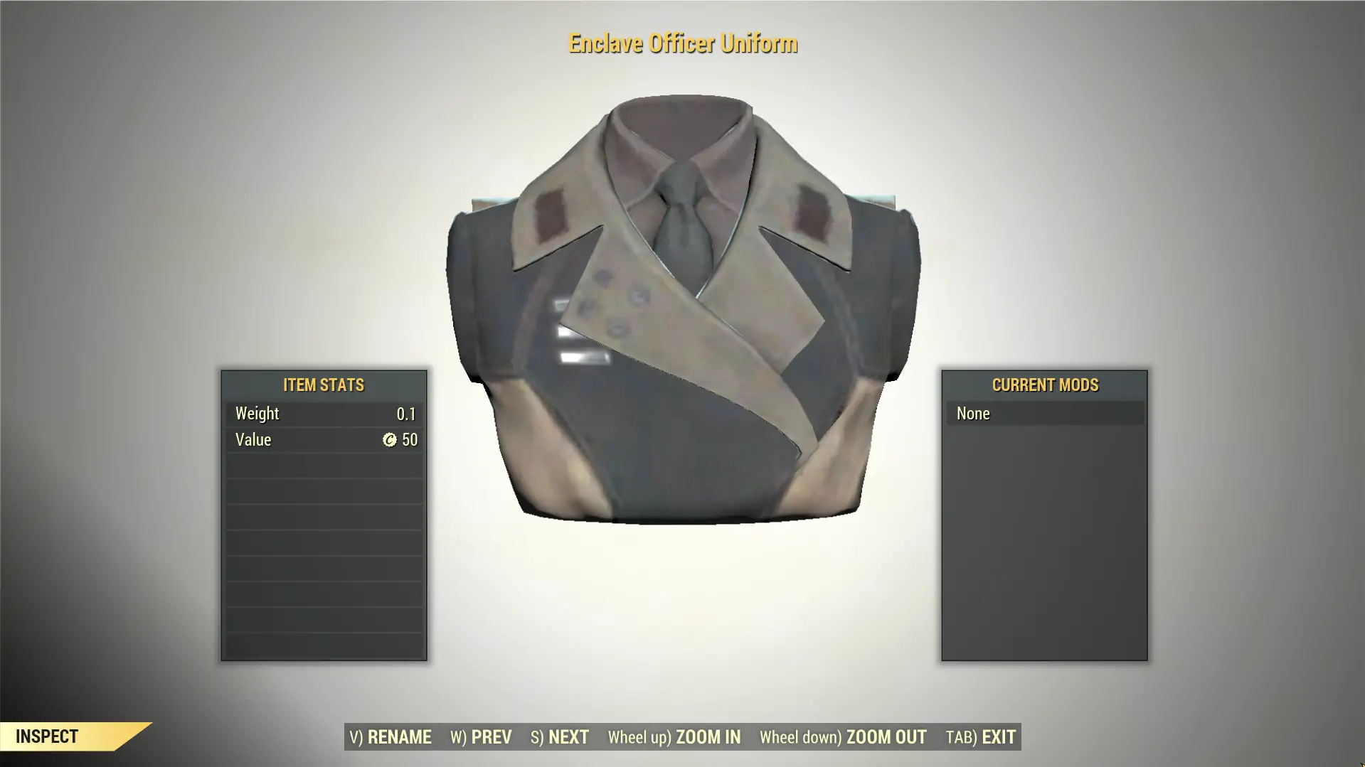 Screenshot of a Fallout 76 item for PC & Steam players, showing the stats.
