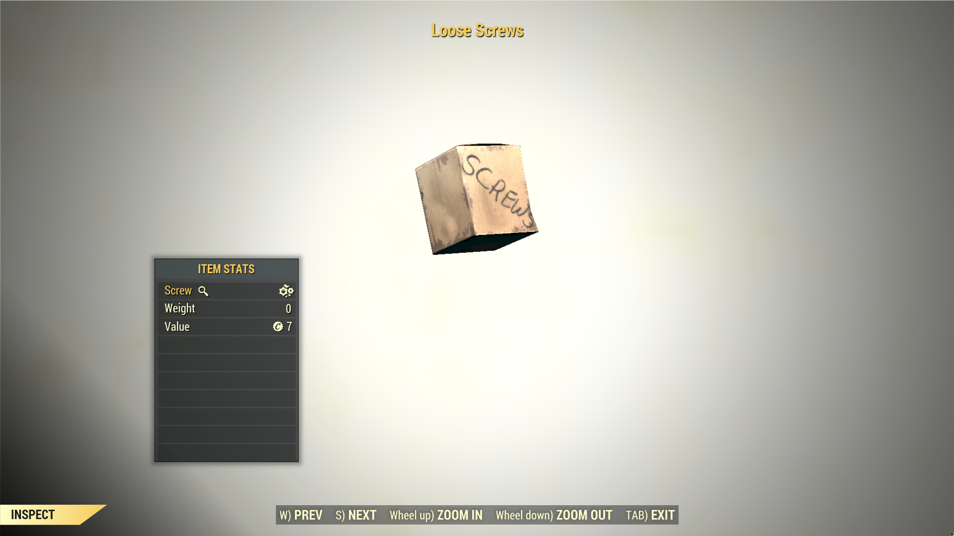 Screenshot of a Fallout 76 item for PC & Steam players, showing the stats.