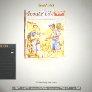 Screenshot of a Fallout 76 item for PC & Steam players, showing the stats.