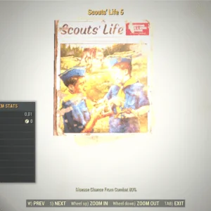 Screenshot of a Fallout 76 item for PC & Steam players, showing the stats.