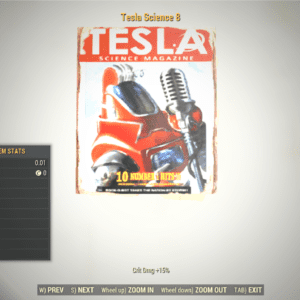 Screenshot of a Fallout 76 item for PC & Steam players, showing the stats.