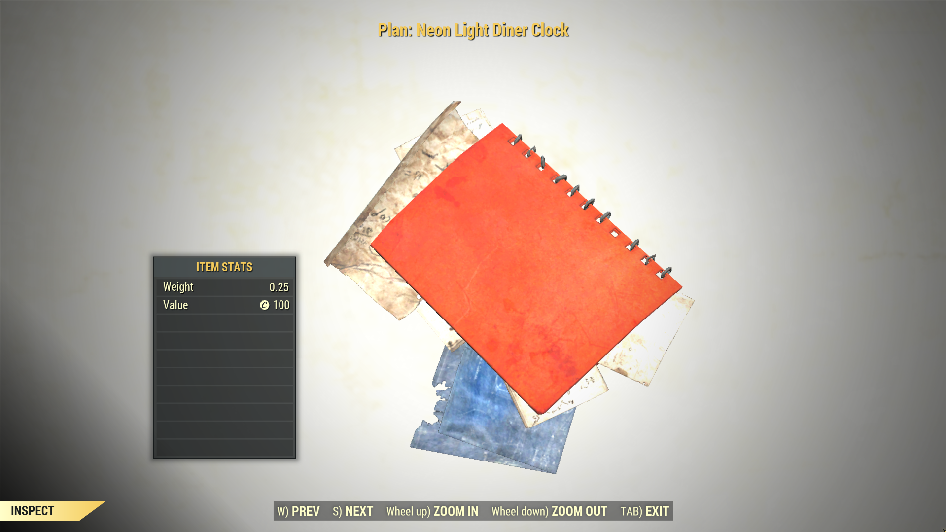 Screenshot of a Fallout 76 item for PC & Steam players, showing the stats.
