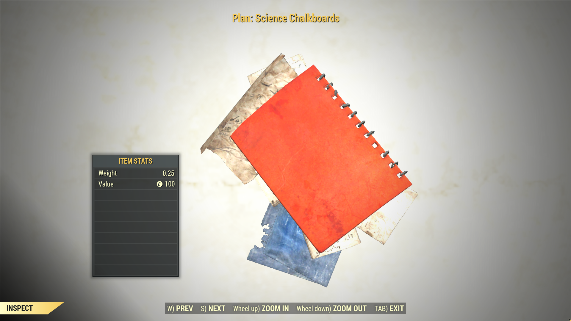 Screenshot of a Fallout 76 item for PC & Steam players, showing the stats.