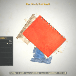 Screenshot of a Fallout 76 item for PC & Steam players, showing the stats.