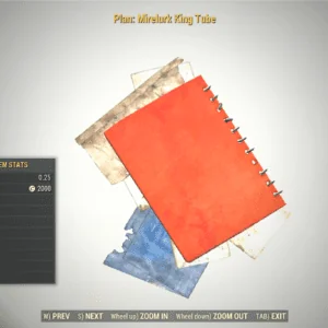 Screenshot of a Fallout 76 item for PC & Steam players, showing the stats.