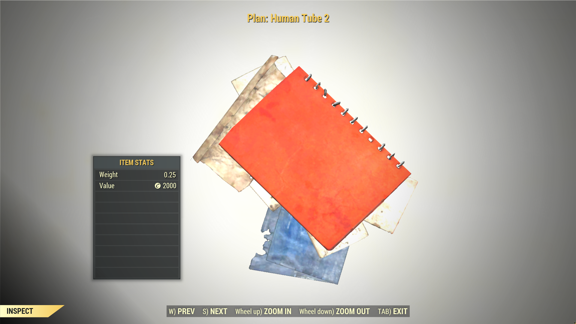 Screenshot of a Fallout 76 item for PC & Steam players, showing the stats.