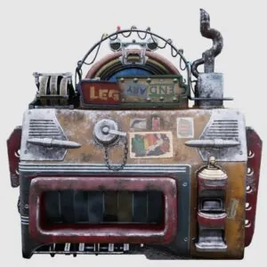 This is a screenshot of a legendary script machine for the game Fallout 76