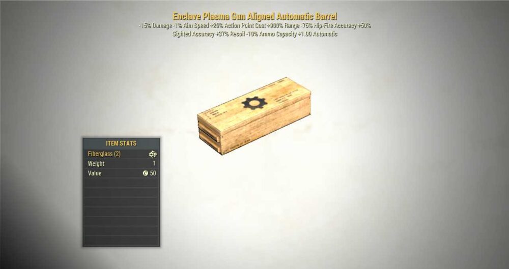 EPR Loose Mod Box Aligned Automatic Barrel