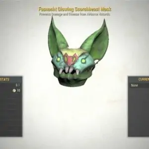 Fasnacht Glowing Scorchbeast Mask Fallout 76 PC