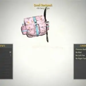 Princess Small Backpack Plan Time Limited Spooky Scorched Event Rare Reward